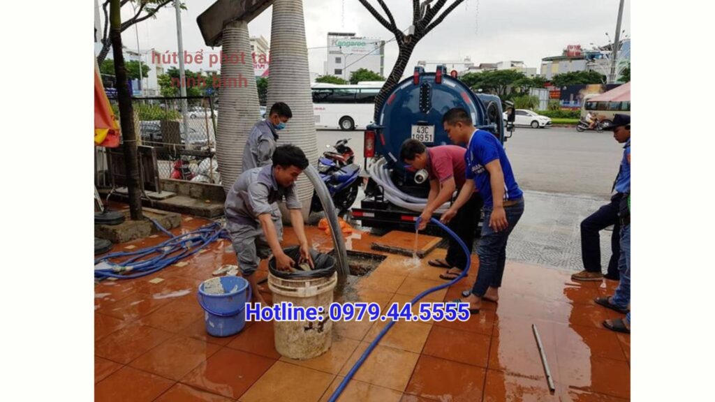hút bể phốt tại ninh bình